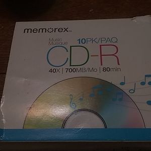 Memorex 10bpk 700MB 80 mins minus 1